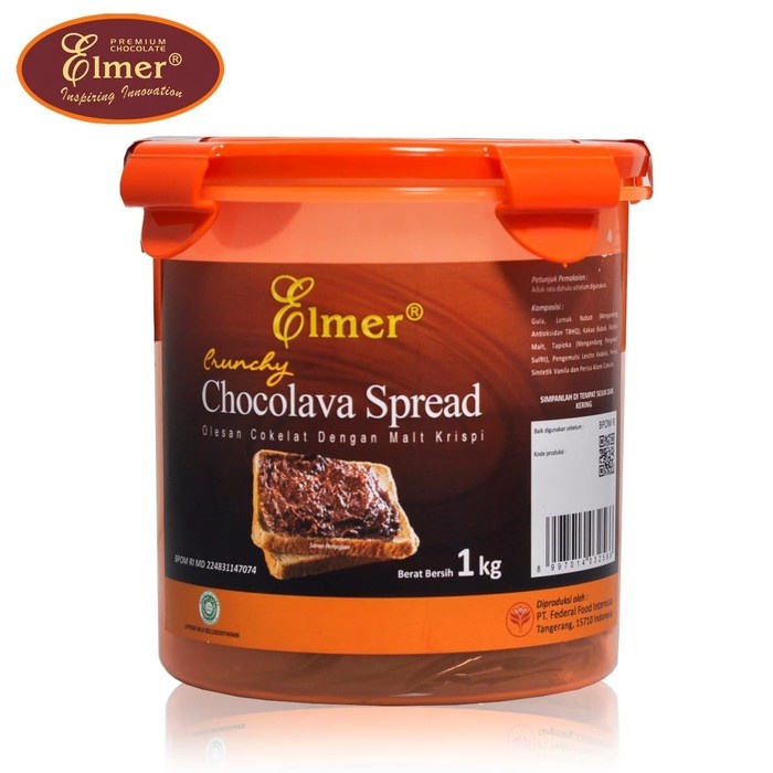 

ELMER SPREAD CRUNCHY CHOCOLAVA DARK,CHOCOMALTINE, GREEN TEA & TIRAMISU 1 KG