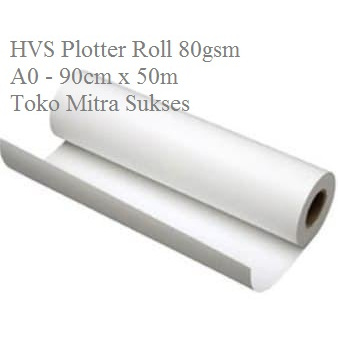 

Kertas HVS Plotter Roll 80gsm 90cm x 50m