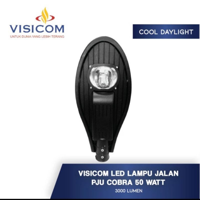 LAMPU JALAN COB COBRA 50 WATT VISICOM