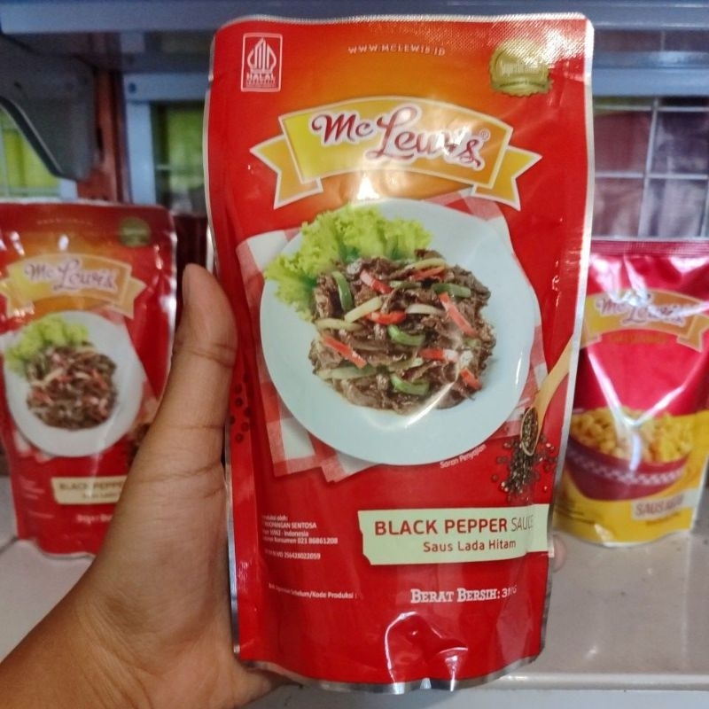

Mc Lewis Blackpaper Sauce / Saus Blackpaper / Saus Bakaran / Bumbu Bakaran / Saus Lada Hitam