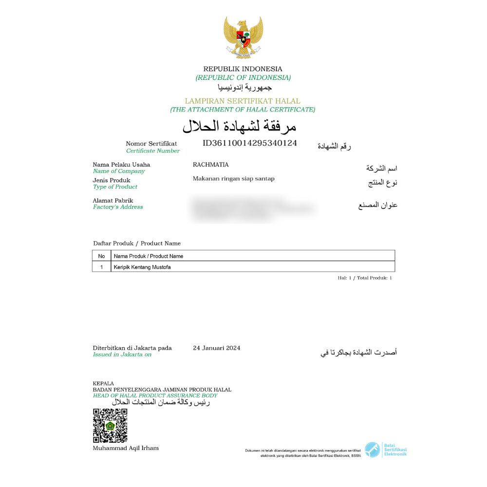 

Kentang Mustofa Dapur Ibu Tya Homemade Toples 220gr Pedas Manis