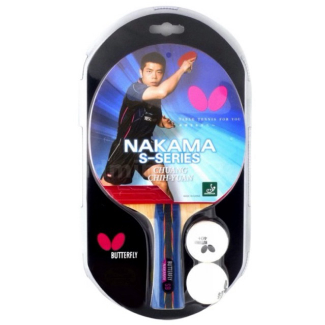 Bet / Bat Pingpong Tenis Meja Butterfly Nakama S-Series Nakama S9 Original