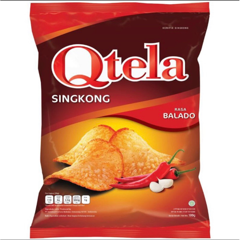 

Qtela Balado Keripik Singkong 180 gram