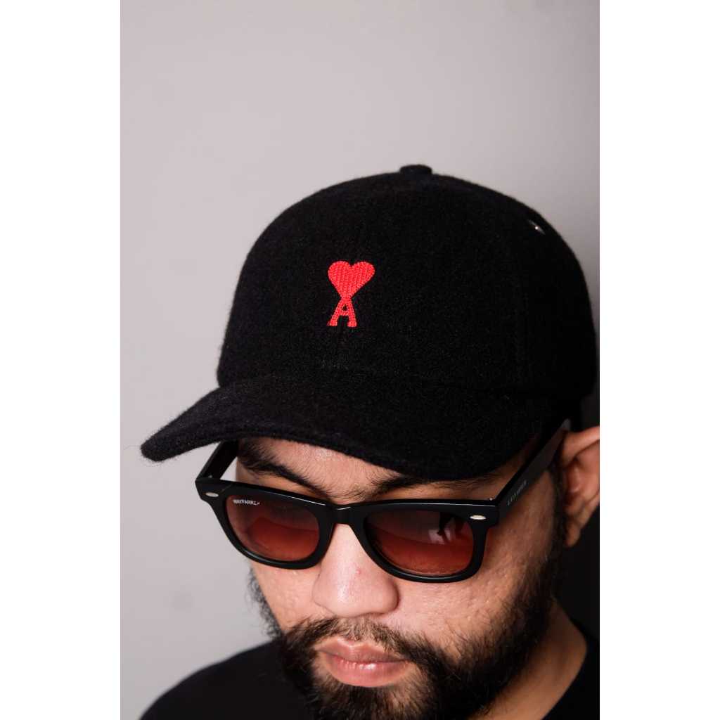 AMI PARIS BLACK CAP