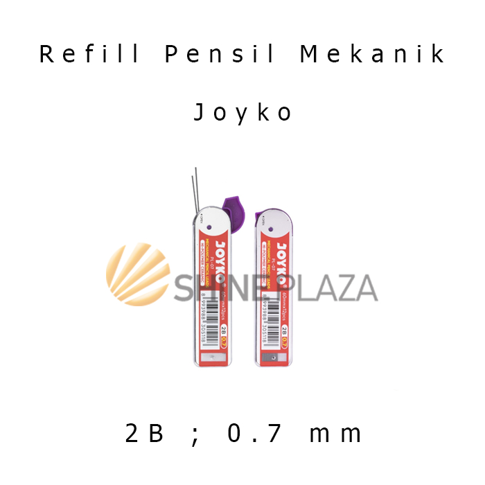 

Refill Isi Pensil Mekanik Joyko PL-07 2B 0.7mm - Pencil Lead Joyko 0,7