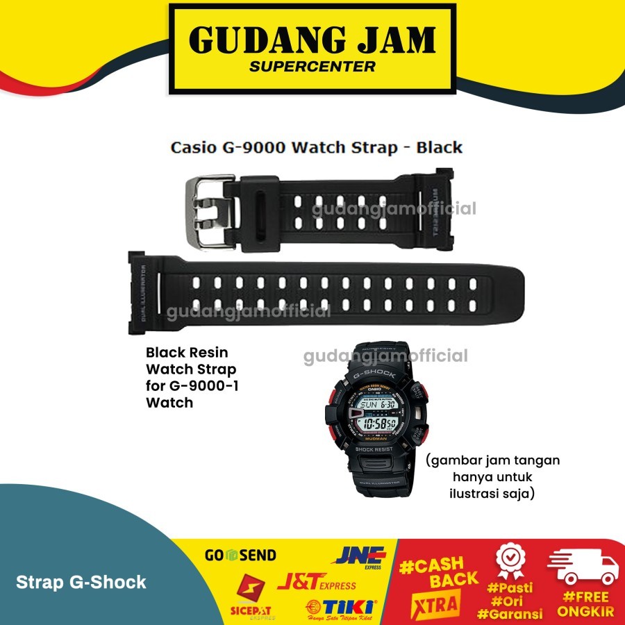 Tali Strap G-Shock G-9000-1 G-9000-1V G-9000 G9000 G 9000 Original