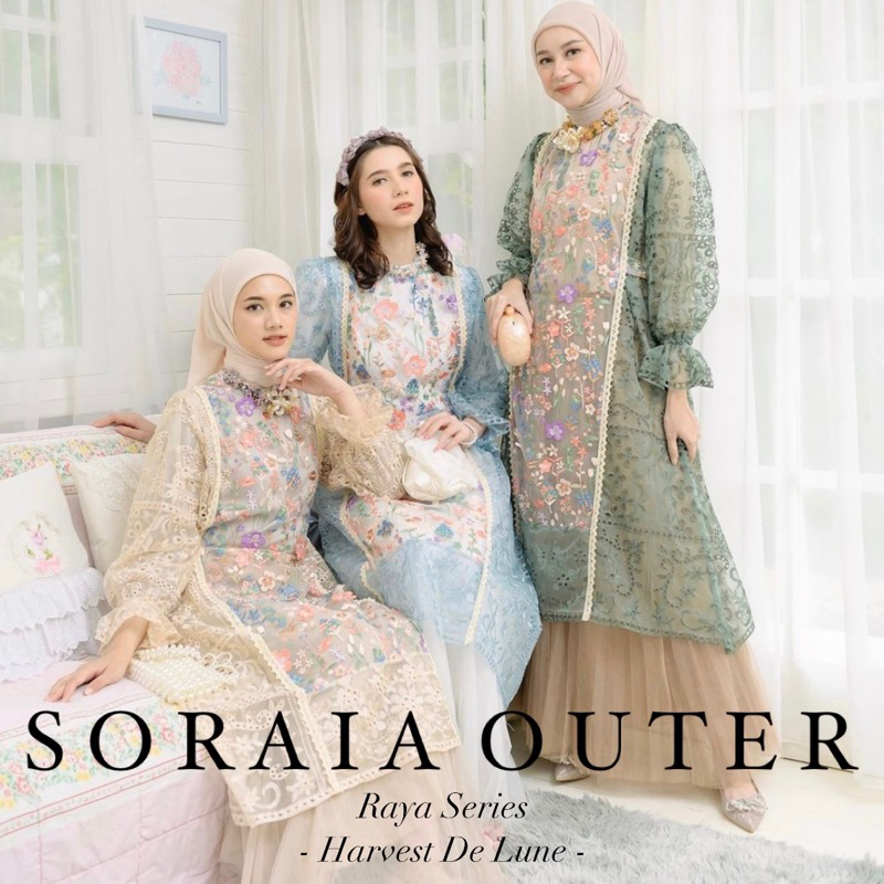 [READY] Jennaira Tunic Raya Series & Soraia Outer Raya Series - by HAIDEE & ORLIN