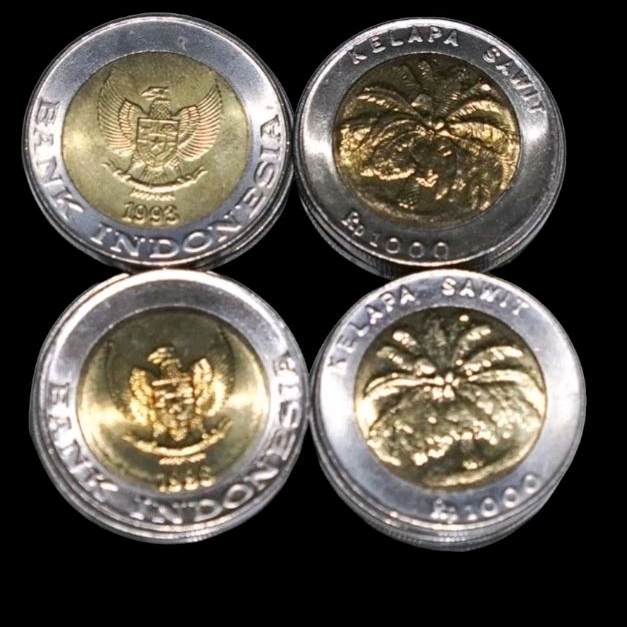 Koin 1000 Kelapa Sawit Bimetal Tahun 1993 sampai 2000