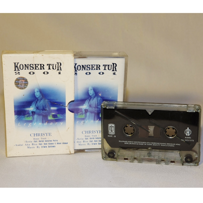 TERMURAH Kaset Pita CHRISYE - KONSER TUR 2001