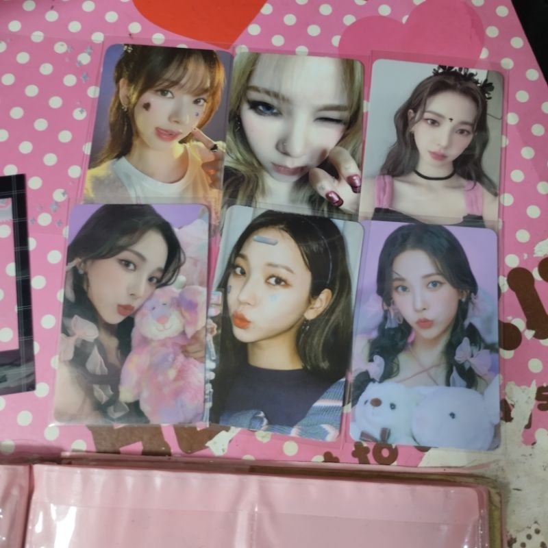 Karina Aespa Photocard Official Point sticker hottracks epoxy caendy pocket pob pc Yoo Jimin