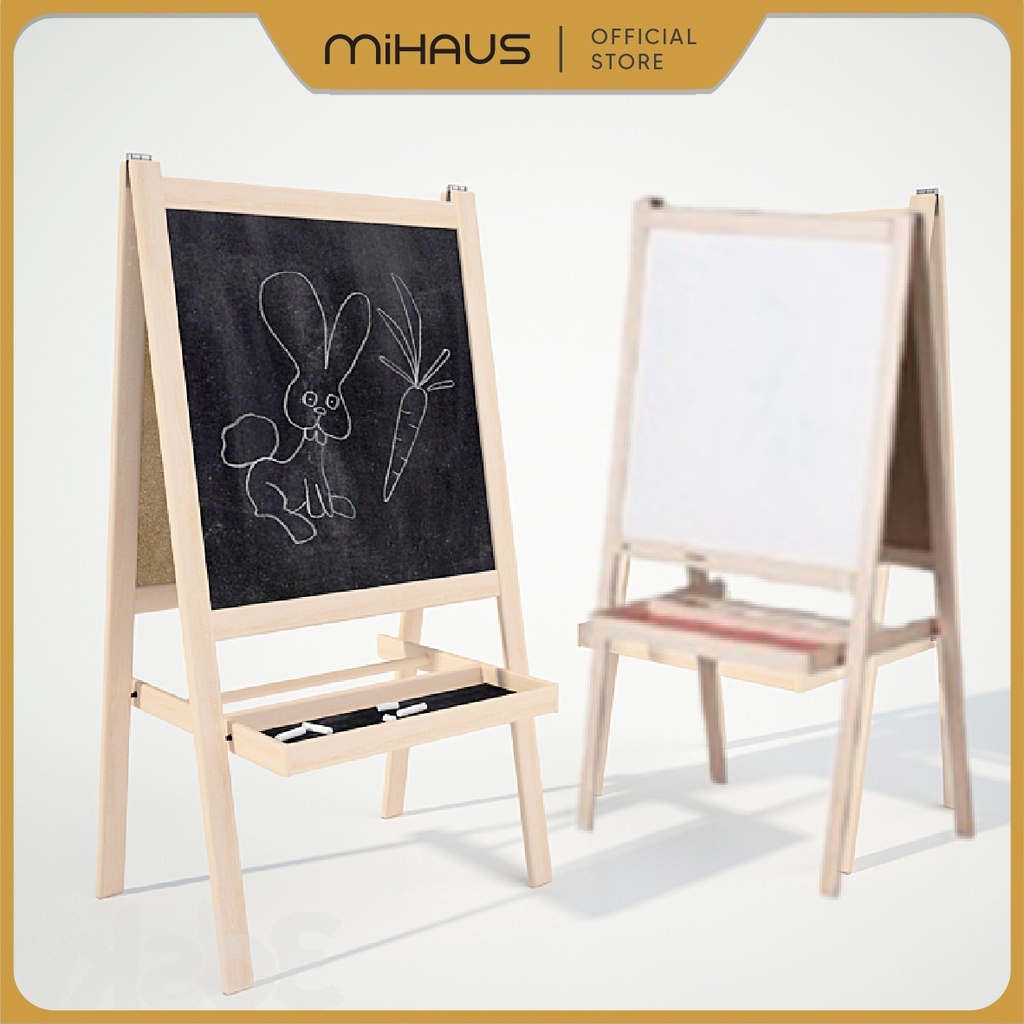 

MIHAUS MALA Papan lukis / White board / Blackboard, 2 in 1, Pilihan warna MA2358,MA2359,MA2360
