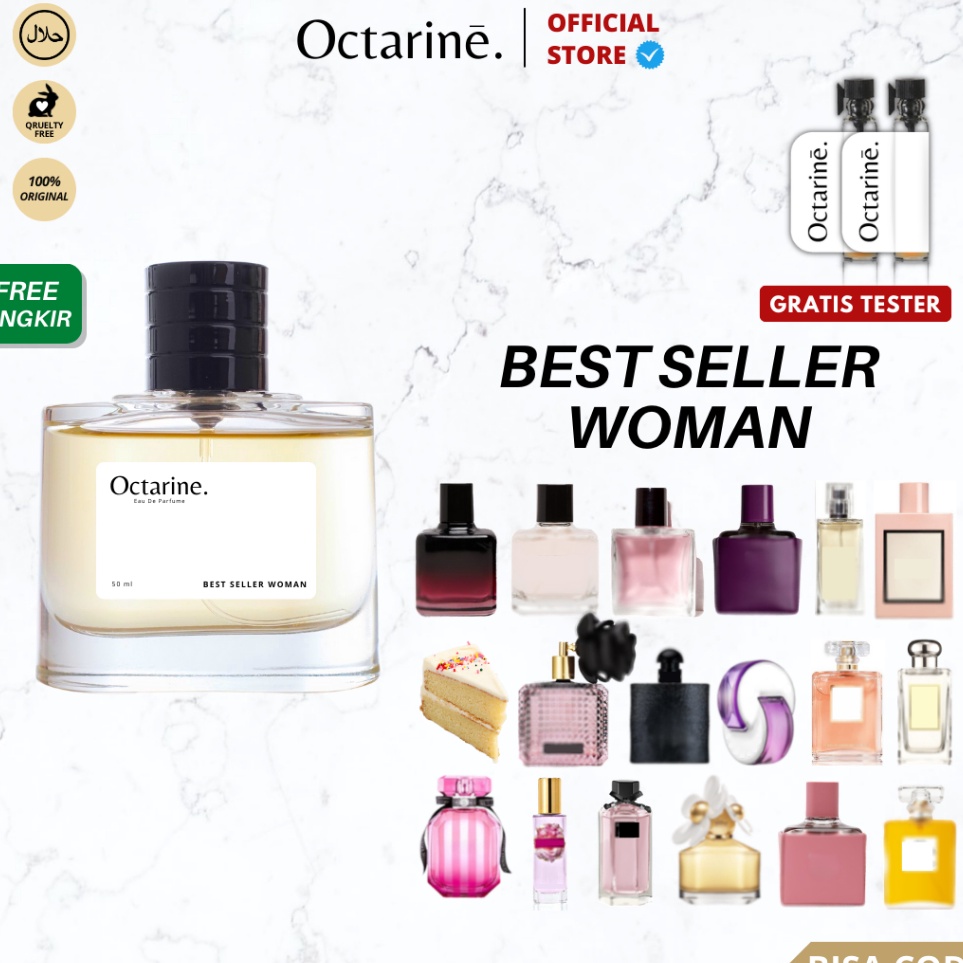 Sikat abis trxLl2L6 Octarine  Parfum Wanita Tahan Lama Aroma Fresh y BEST SELLER WOMAN  Farfum Parfu