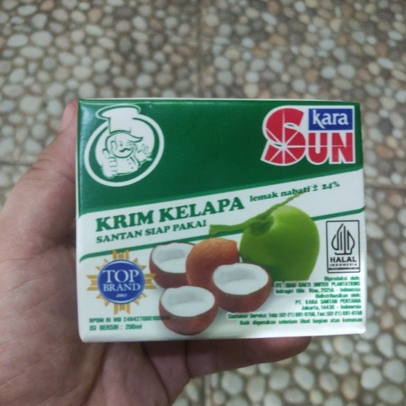 

SUN KARA KRIM KELAPA SANTAN SIAP PAKAI 200ML