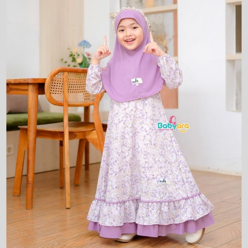 Gamis Raflecia by Babyara/Gamis anak kekinian