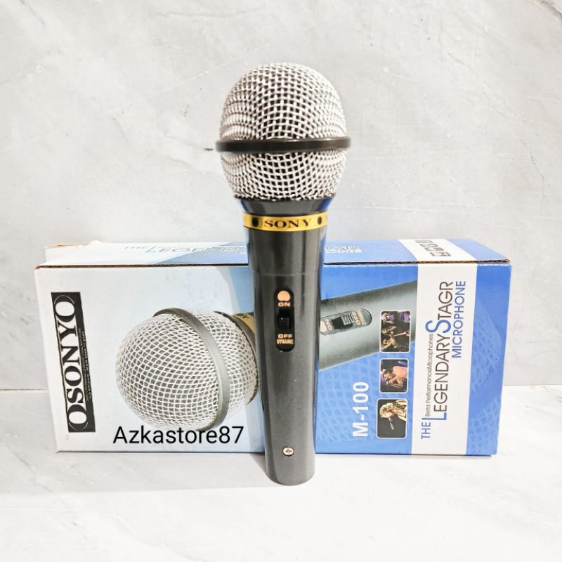 microphone osonyo m100 mic kabel panjang mic karaoke