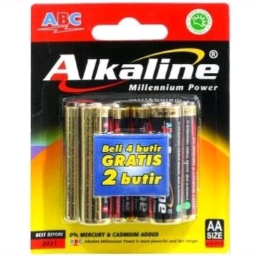 ABC Alkaline AA isi 6