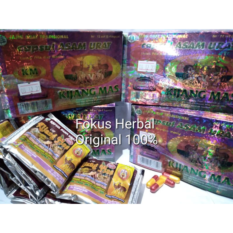 Kijang Mas (KM) Capsul Asam Urat Original