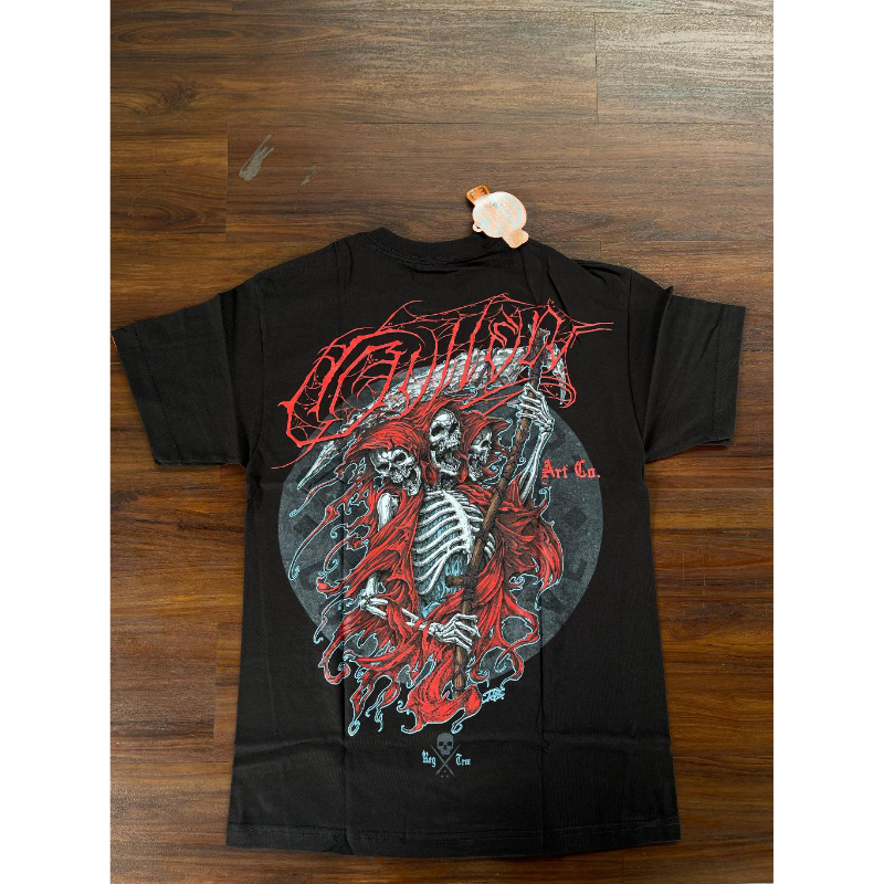 SULLEN THREEPER TEE - BLACK