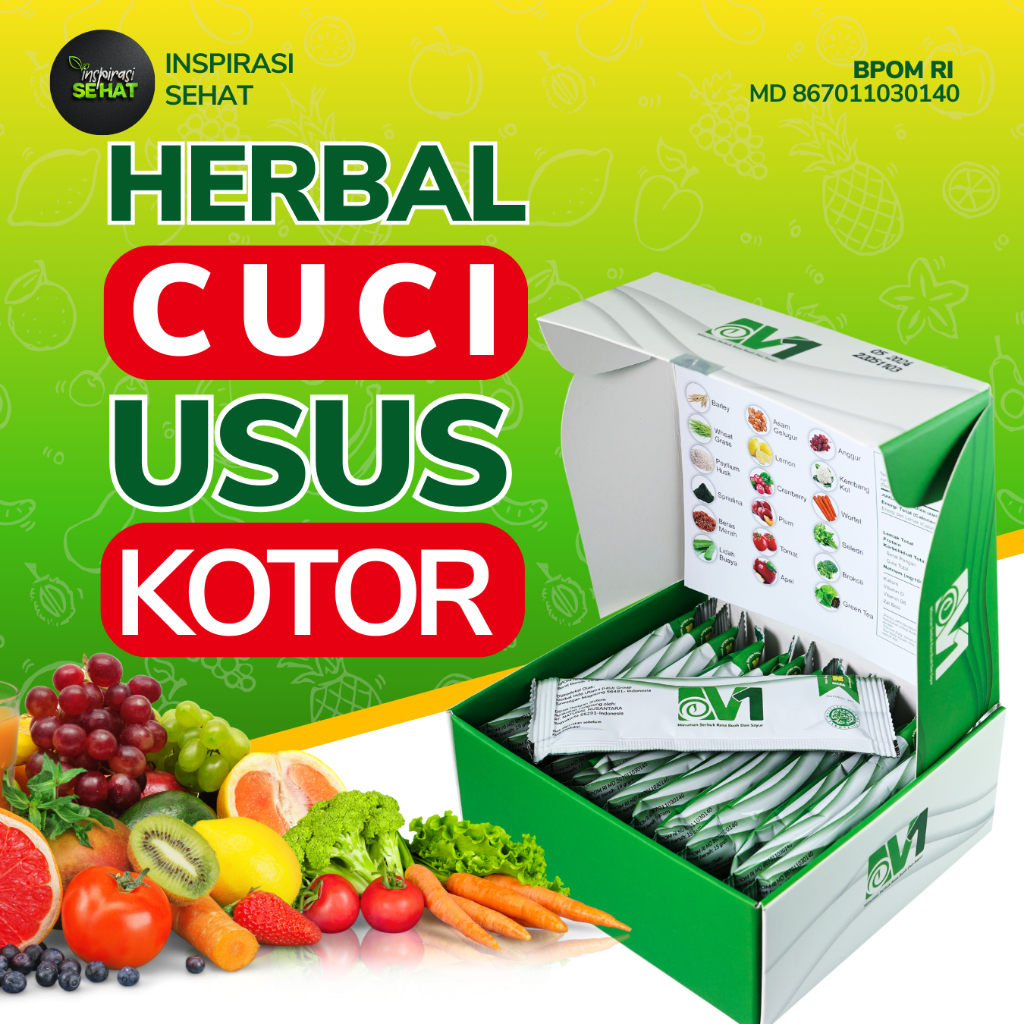 V1 Detox Usus | Detox Lemak | Detox Slim | Obat Cuci Usus | Detox Tubuh | Detok Tubuh | Teh Detox