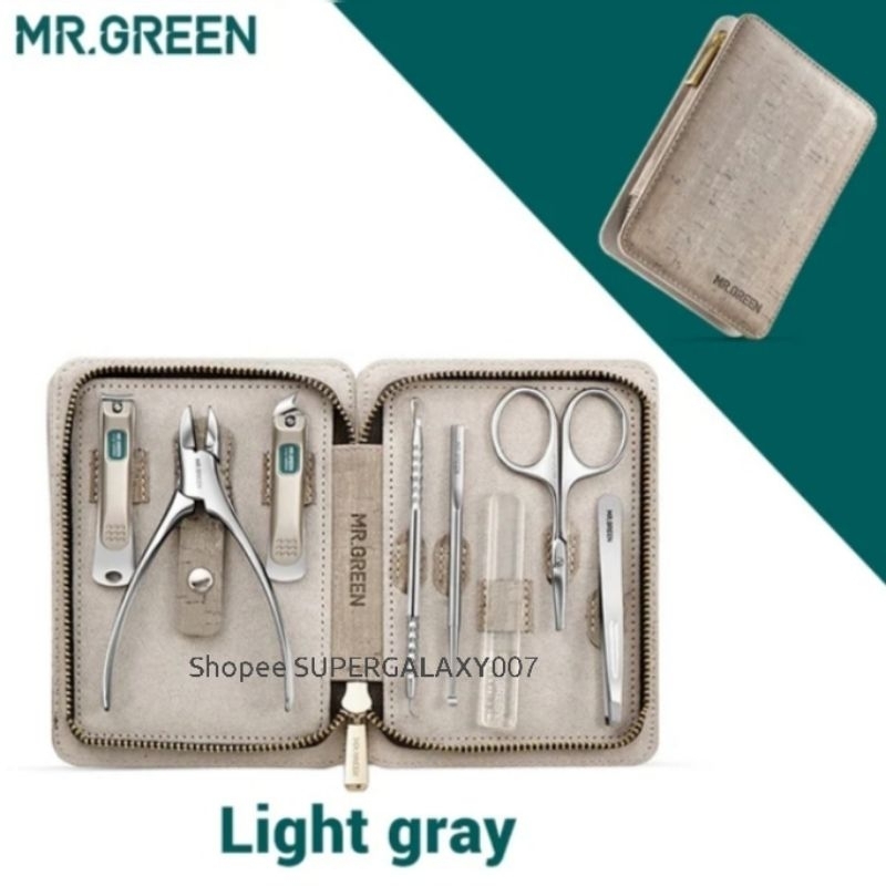 Mr. GREEN Gunting Kuku Manicure Pedicure Set Soligen Germany Nail Clipper Travel Case Kit Gunting Ku