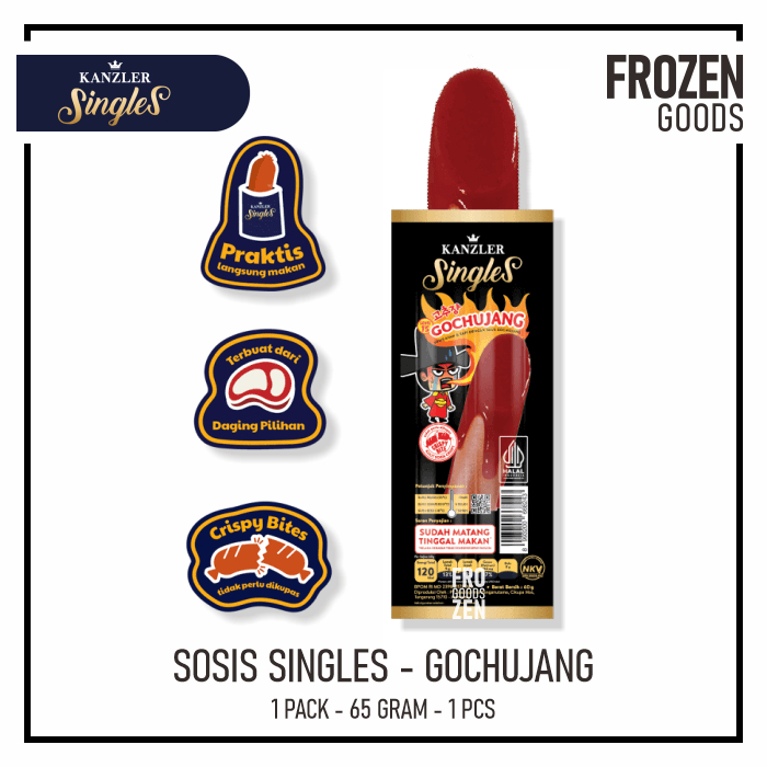 

Kanzler Sosis Singles Gochujang 65 gr