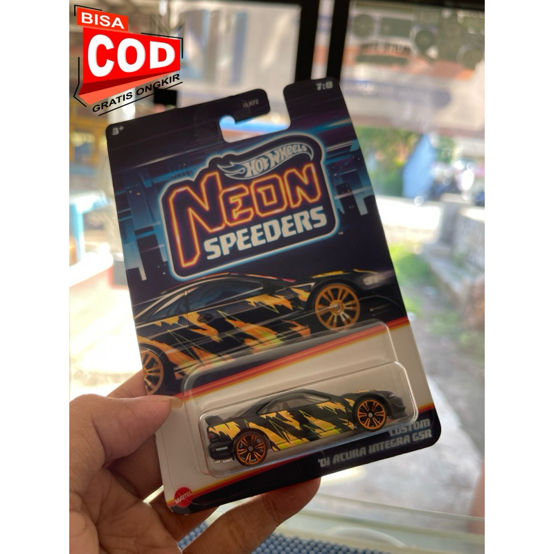 Hot wheels neon spider Acura integra Gsr