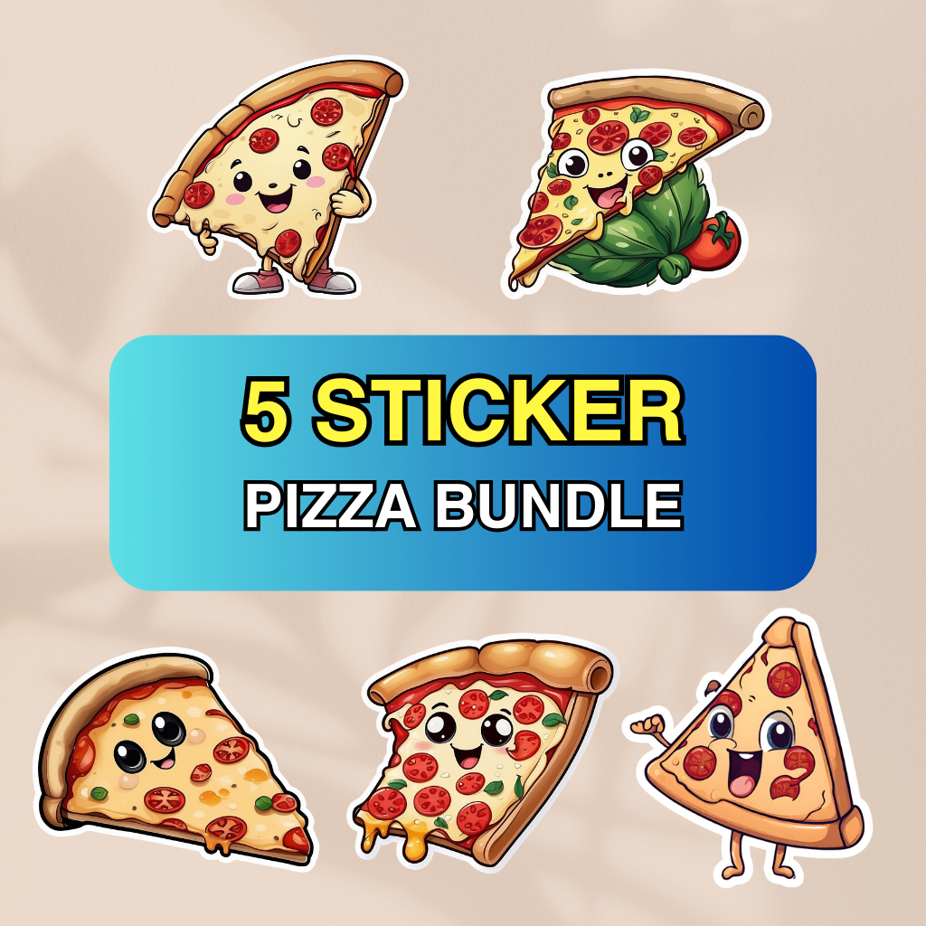 

Stiker Vinyl Edisi Pizza Character