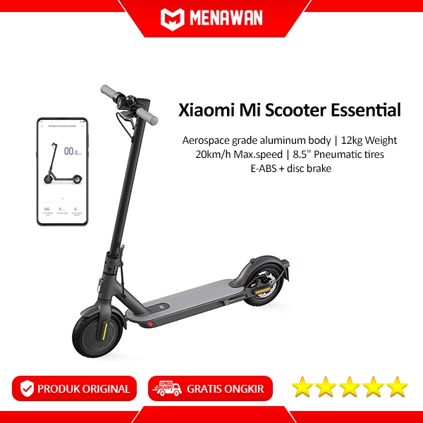 Xiaomi Mi Electric Scooter Essential Skuter Otoped Elektrik Model Lipat Original