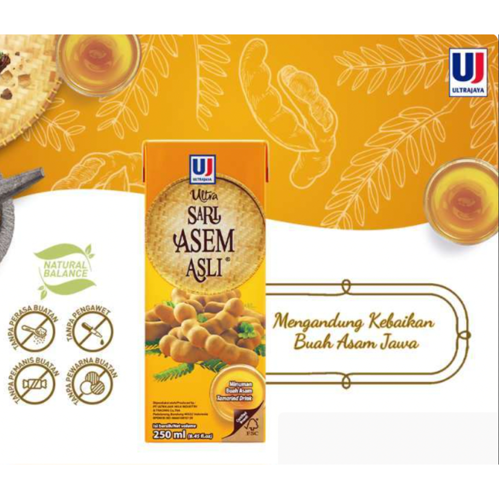 

Ultra Minuman Sari Asem Asli 250ml