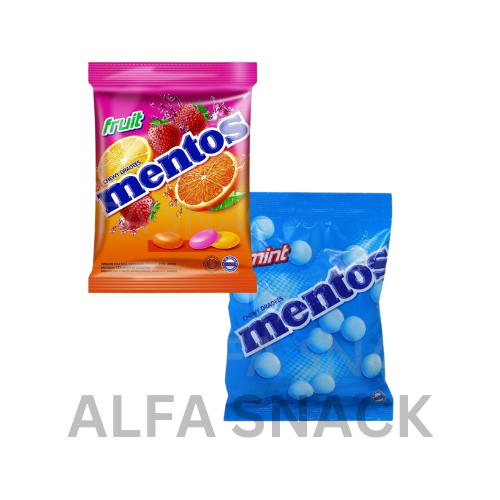 

Permen Mentos Rasa Mint dan Fruit / Buah Kemasan Pack (50 pcs)