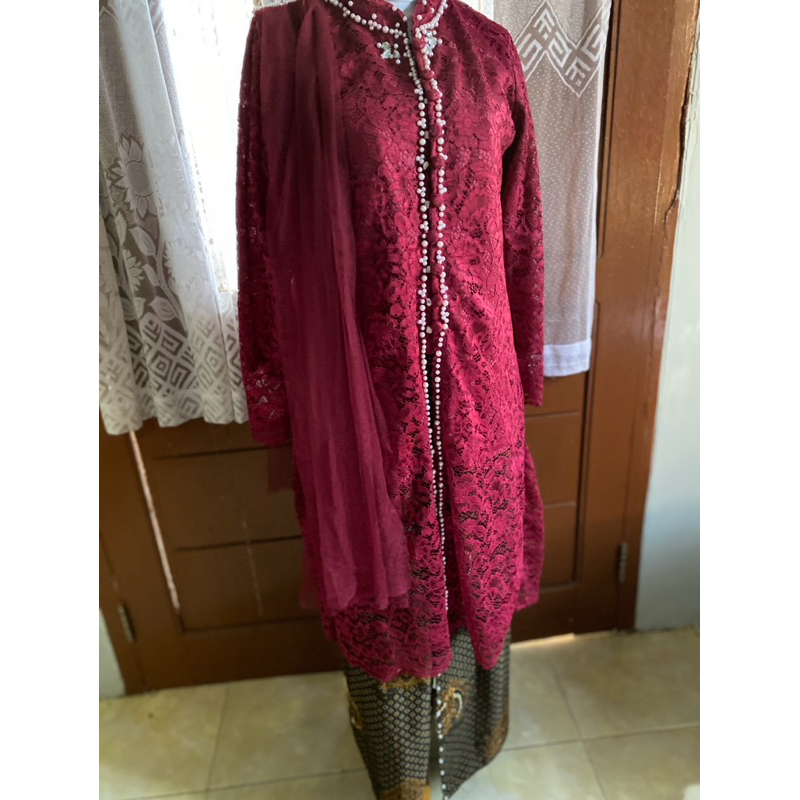 Baju Kebaya ibu hajat Preloved