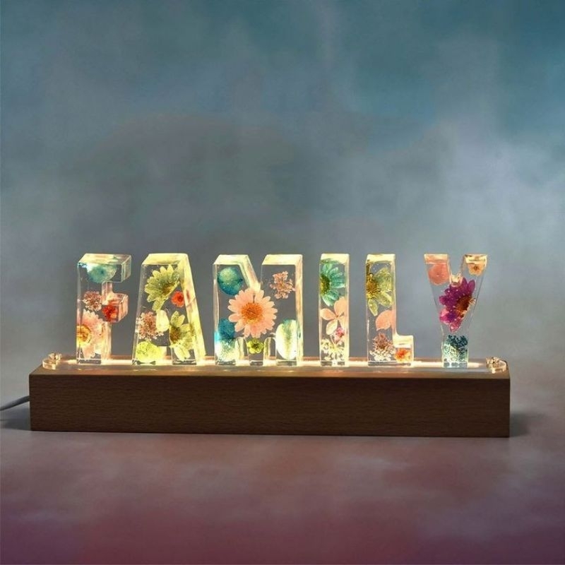 Resin Lamp Stand (Lampu Hias Resin)