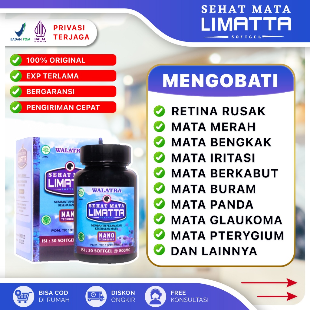 Obat Retina Mata Rusak Robek Ablasio Retina Retinitis Pigmentosa Sehat Mata Limatta