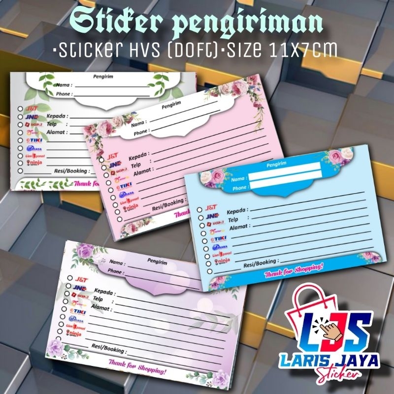 

(50 PCS) STIKER LABEL PENGIRIMAN OLSHOP/STIKER LABEL PENGIRIMAN ONLINE SHOP MURAH - 06