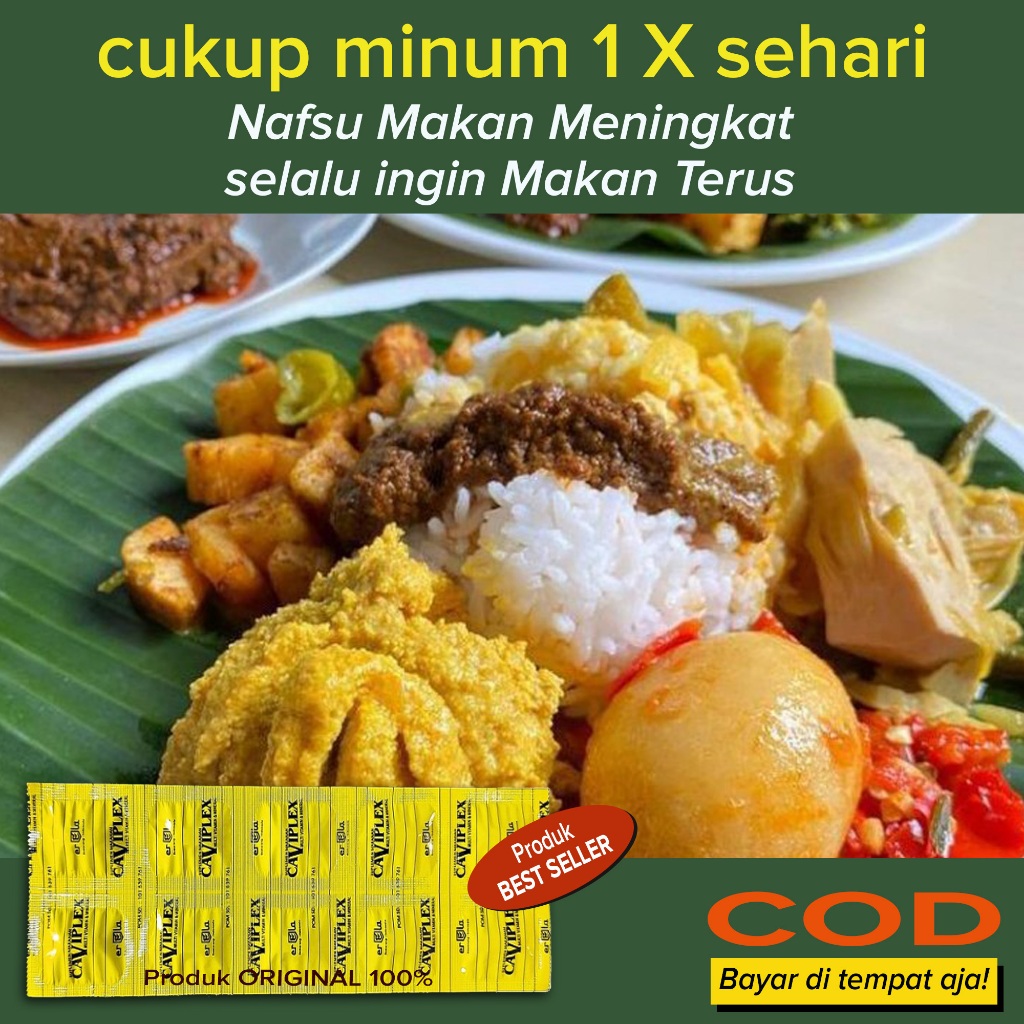 Vitamin obat Nafsu makan Penambah Selera makan Mengembalikan nafsu makan yang Hilang Nutrisi Memenuh