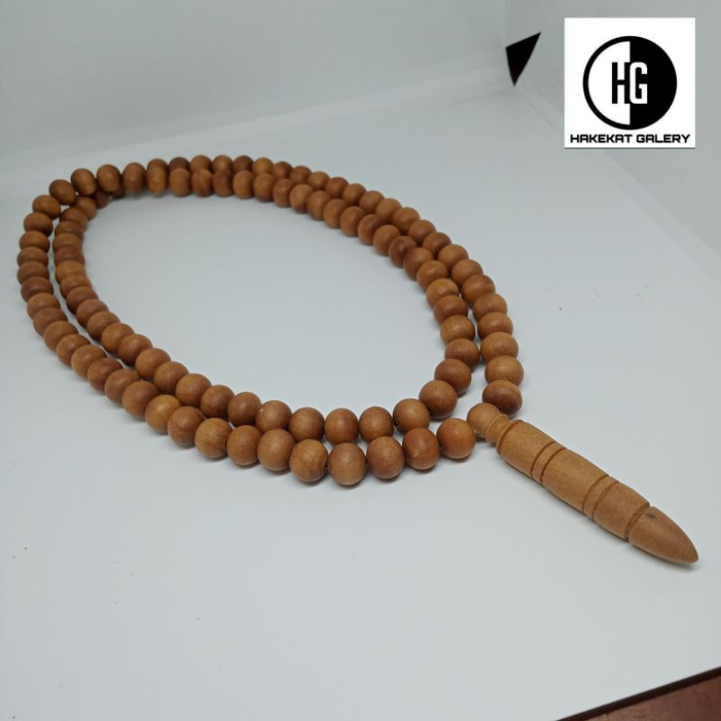 kalung tasbih kayu cendana wangi h420