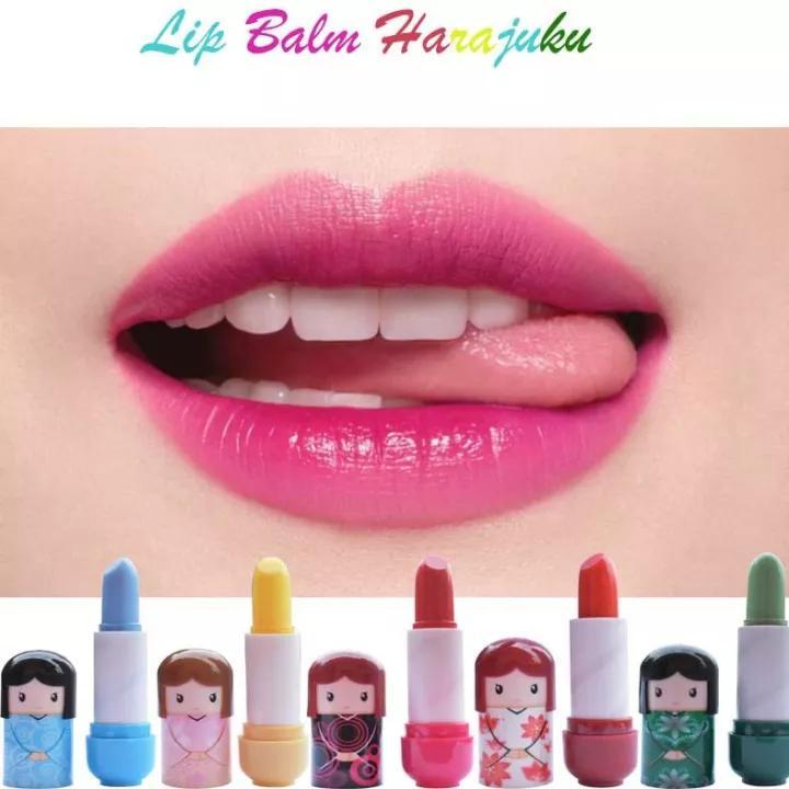 Lipbalm Fruit Harajuku Kimono Doll | Lipgloss boneka Jepang