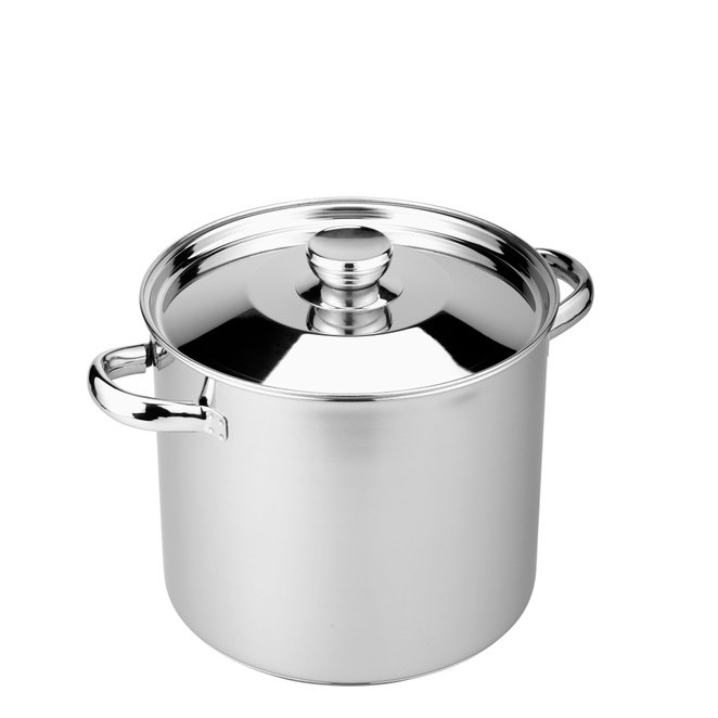 Bima Prima X1 Stockpot 30cm with S/S Lid, 20L, Inox Premium