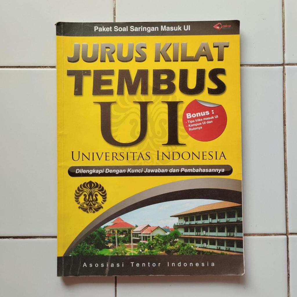 

Buku Jurus Kilat Tembus UI Tahun 2012