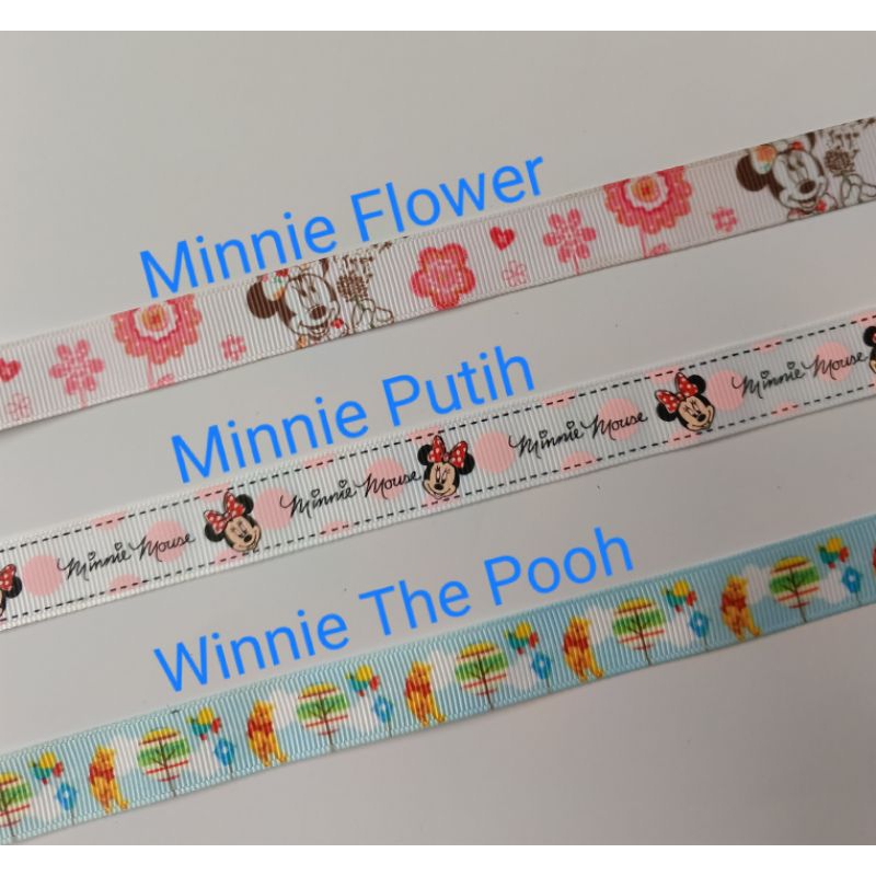 

Pita Grosgrain 5/8" Minnie Mouse - Winnie The Pooh