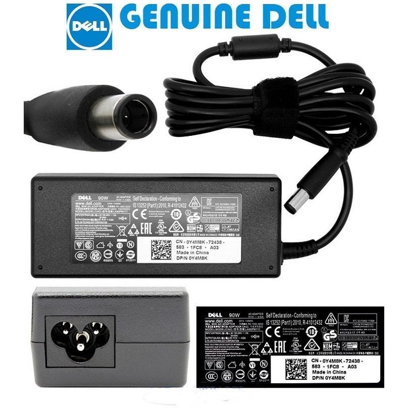 Adaptor Charger DELL Latitude E6410 E6420 E6430 E6430s E6500 E5540 E5440 19.5v 4.62a dc 7.4*5.0mm-5
