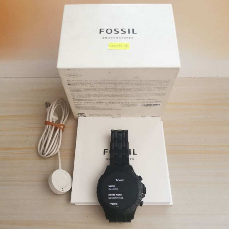 Fossil Smartwatch Garrett HR FTW4038 Gen 5 Bekas - Fullset - second