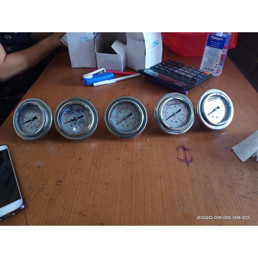 pressure gauge mesin generator nitrogen fly speed fly eagle