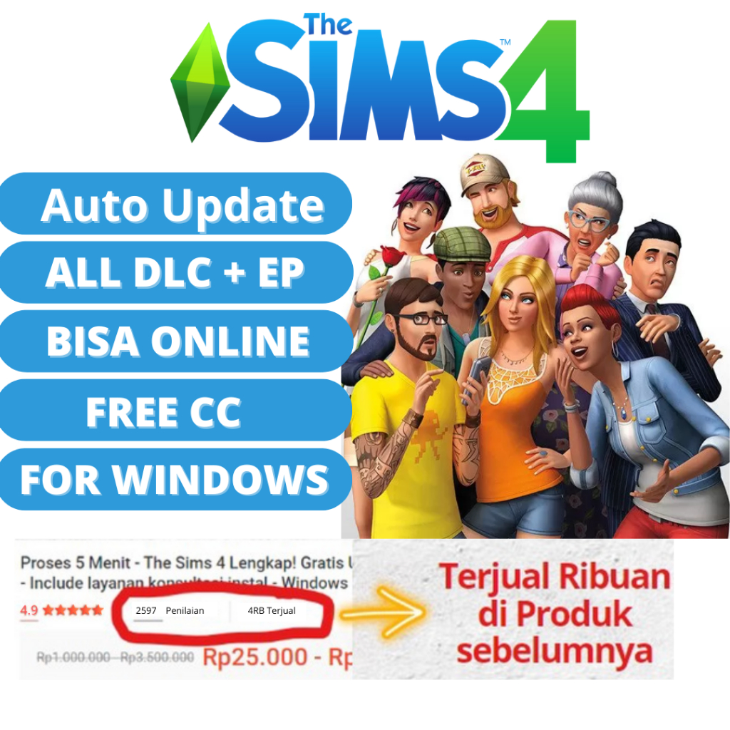 The sims 4 FullPack Free Update Free CC Terbaru 2024