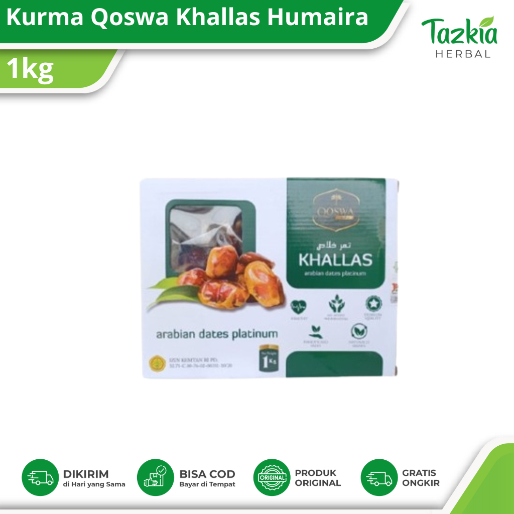 

Kurma Khallas Qoswa 1 Kg - Humaira Kholas Qoswa Asli Dates Crown