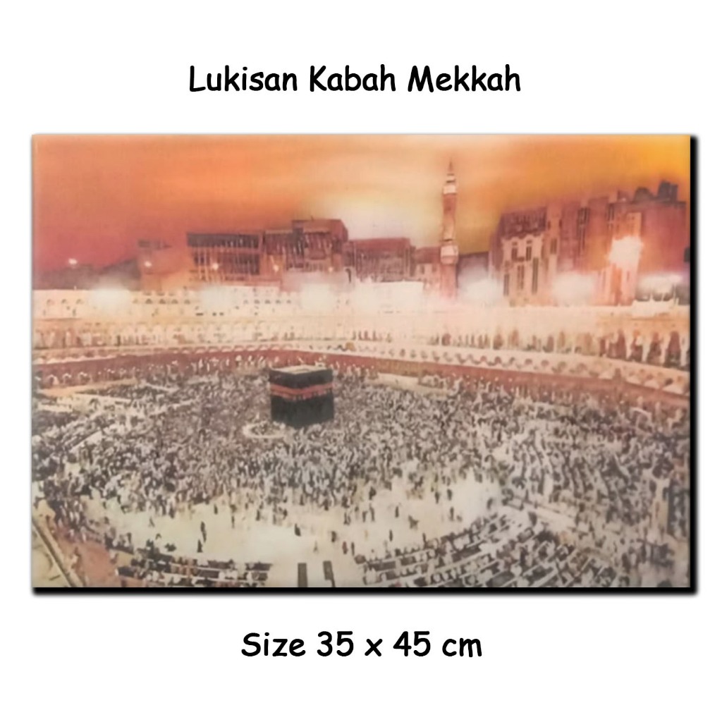 Lukisan Kanvas Kabah 35 x 45 cm
