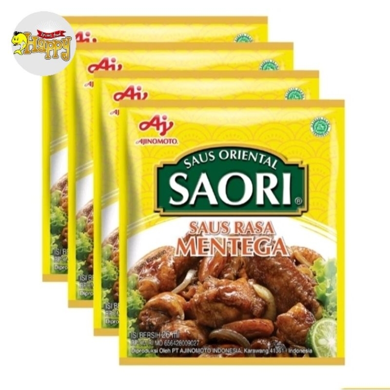 

SAORI Saus Mentega Oriental Sachet 26 ml