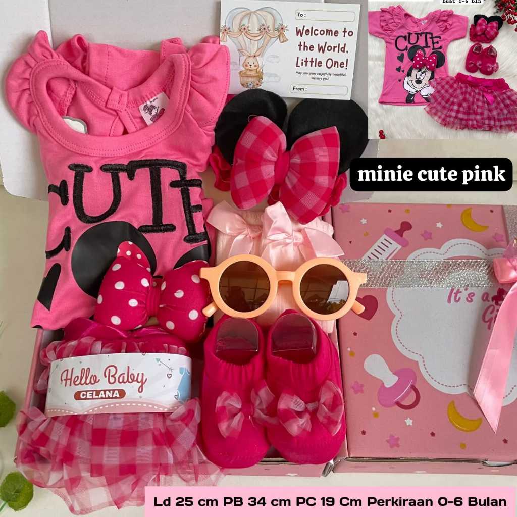 Kado bayi perempuan / Hamper bayi newborn / hampers newborn / Hampers baby perempuan