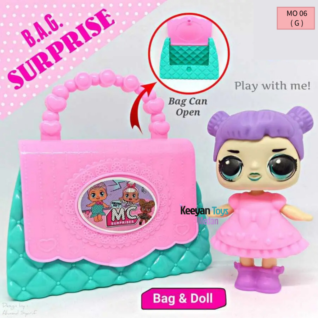 Mainan Anak Tas Mini Dan Boneka LOL SURPRISES Fun Bag Doll LOL MO 06