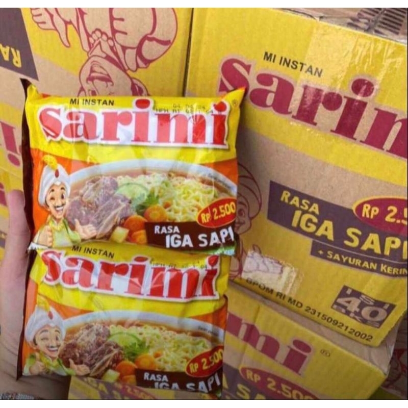 

Mie sarimi iga sapi 1 dus isi 40pcs